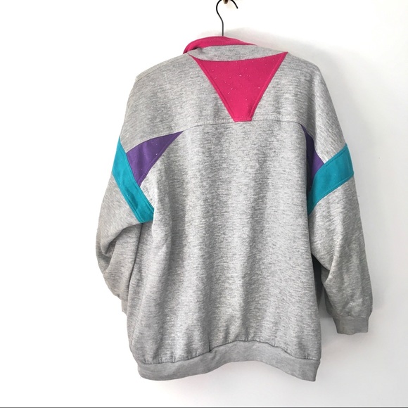 * Vintage 1980s reversible Windbreaker - Picture 3 of 6